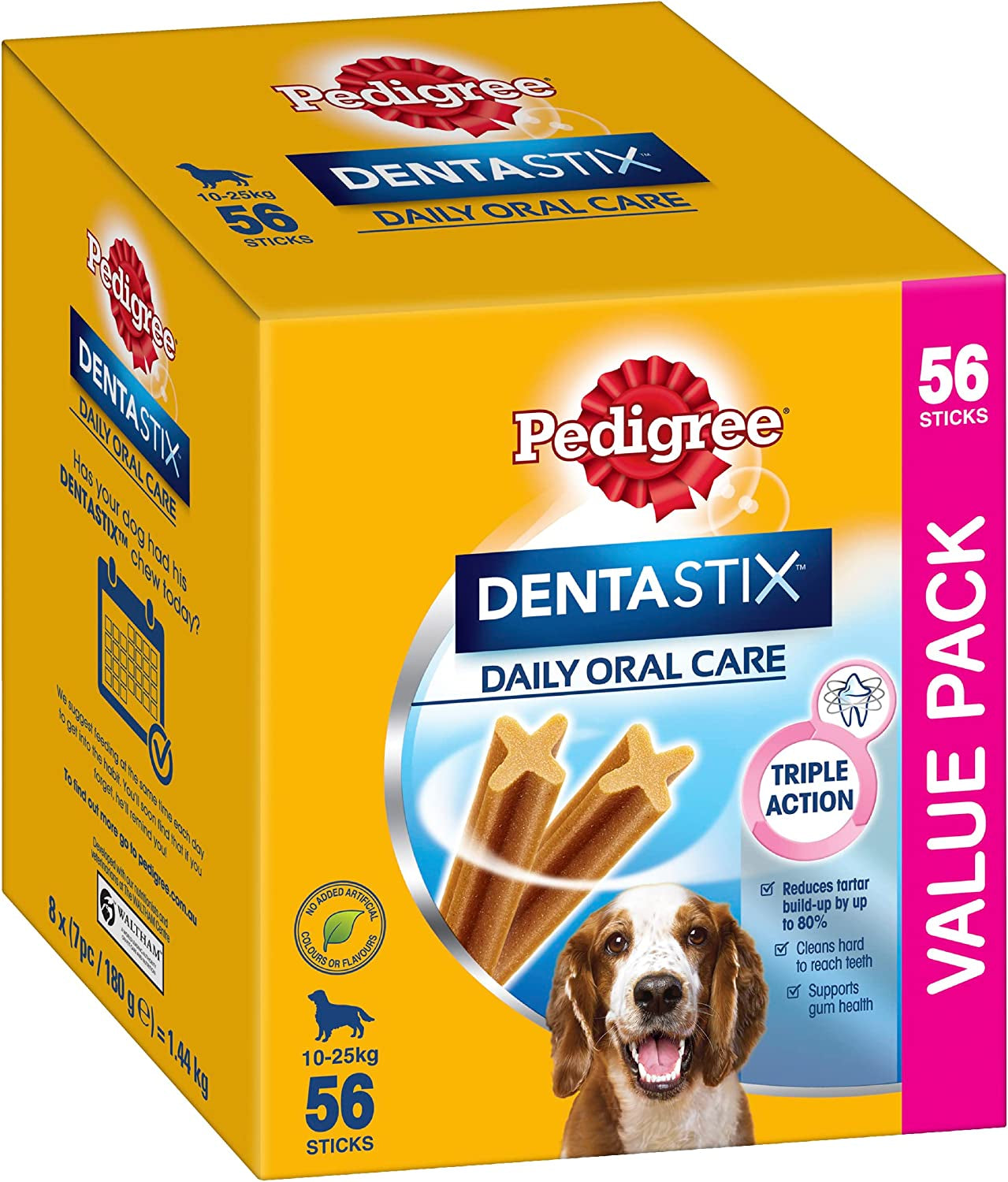 Dentastix Medium Dental Dog Treats Daily Oral Care 56 Sticks Value Pack