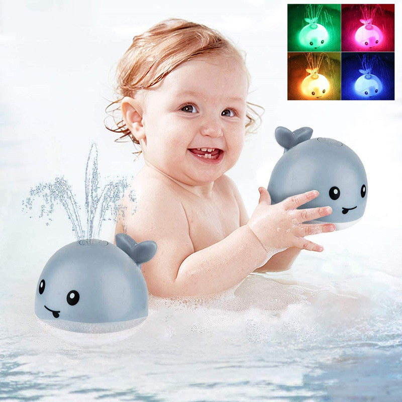 Whale Water Spray Bath Toy with Lights and Music