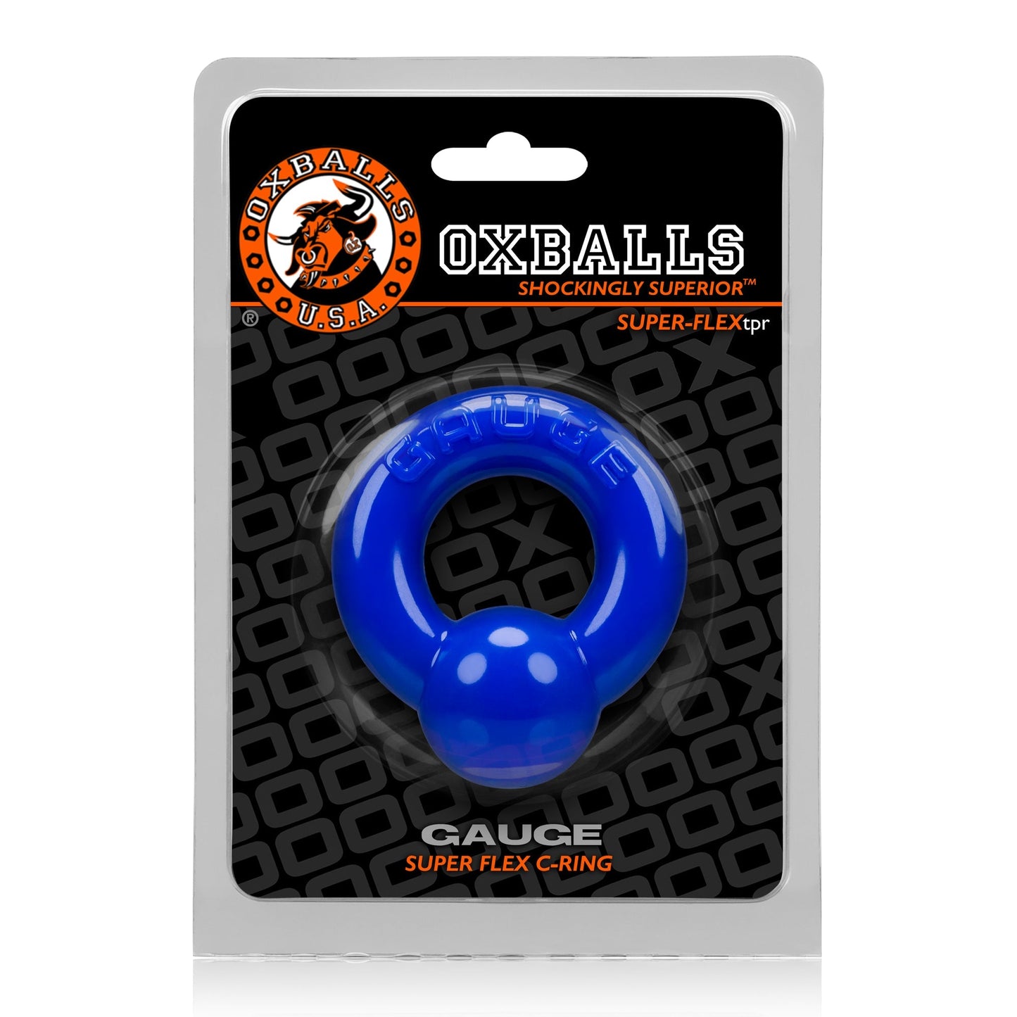 Gauge Cockring Police Blue