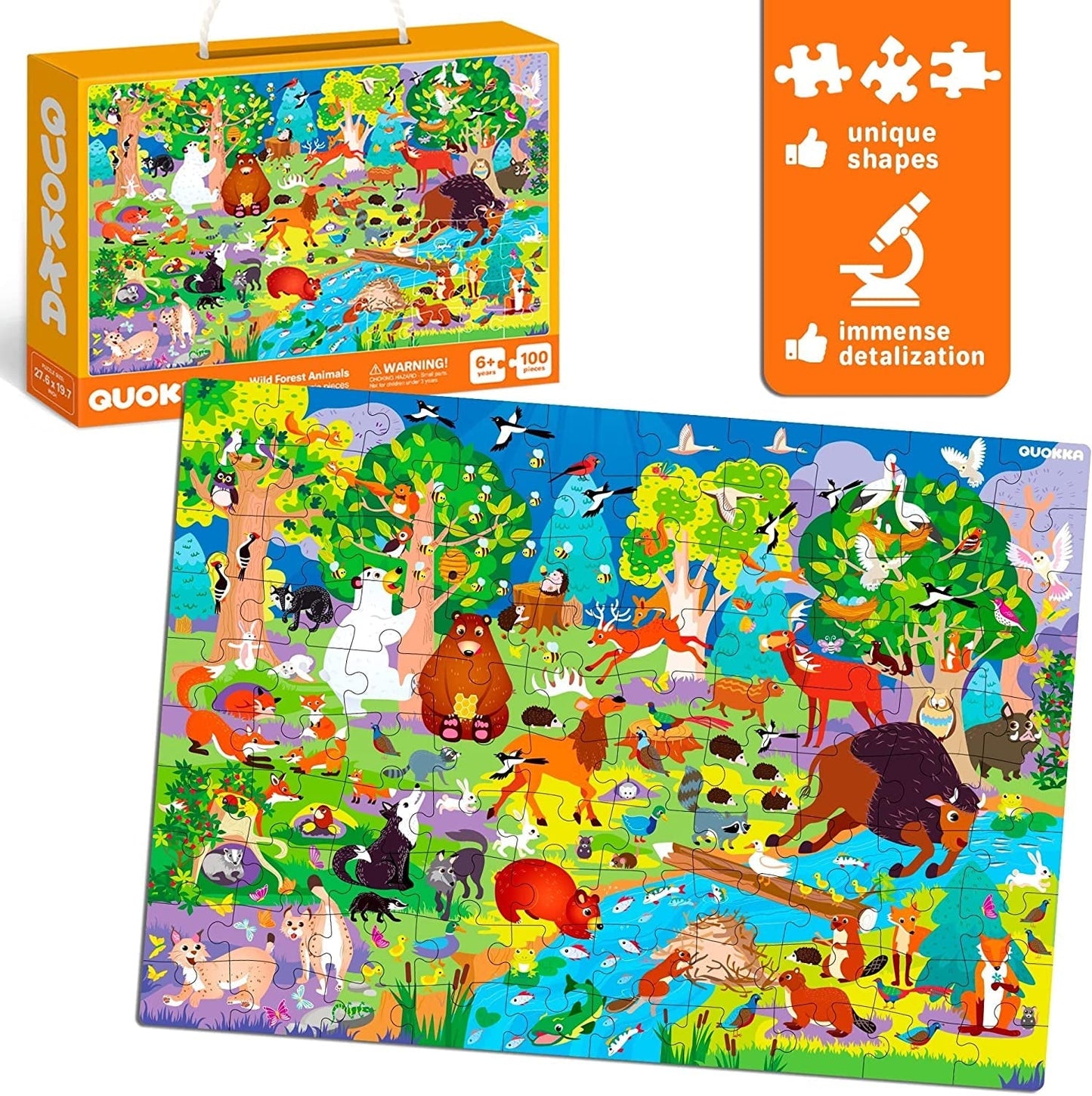 3 X 100 Pieces Jigsaw Puzzles