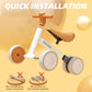 Baby Balance Bike 2 Year Old Ride on Toy for Boy Girl 12-24 Months Toddler Bike Toys Infant Bike No Pedal 4 Wheels First Bike Kids Balance Bike for 1 2 Year Old Toddler Trike