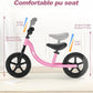 Toddler Balance Bike 2 Year Old for Kids 12 Inch No Pedal Bicycle for Girls Boys Ages 18 Months to 5 Years Old Toddler Training Push Bike Adjustable Seat