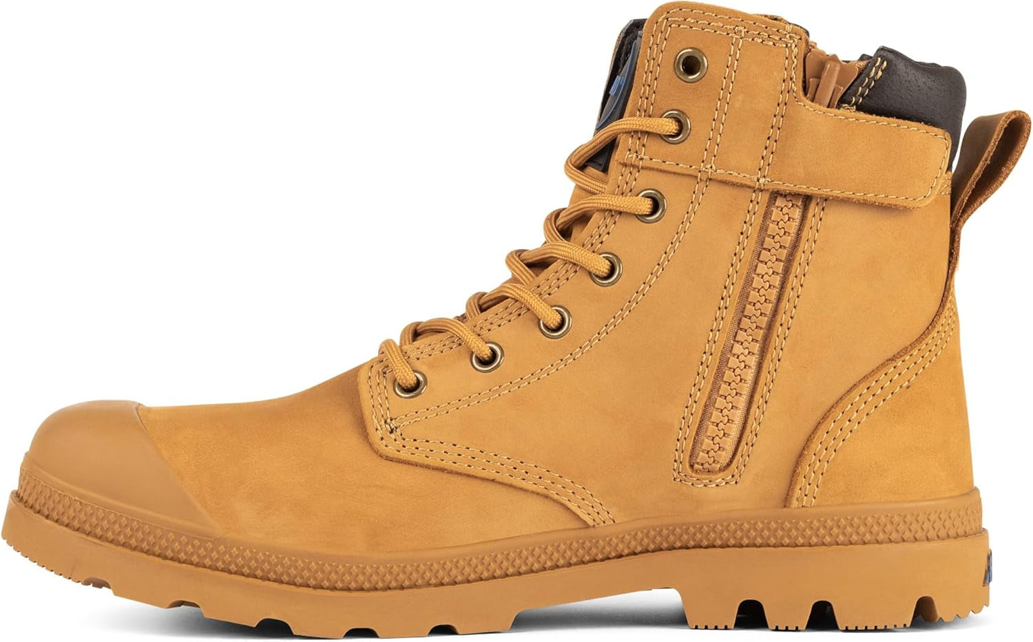 Unisex Signature Zip Side Safety Work Boots | Waterproof Safety Shoes Work Boots | Slip Resistant & Lightweight Mens Shoes | Durable Work Shoes Women Boots