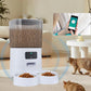 Automatic Feeder for Cats and Dogs 5.5L,2 Stainless Steel Bowls,App Control