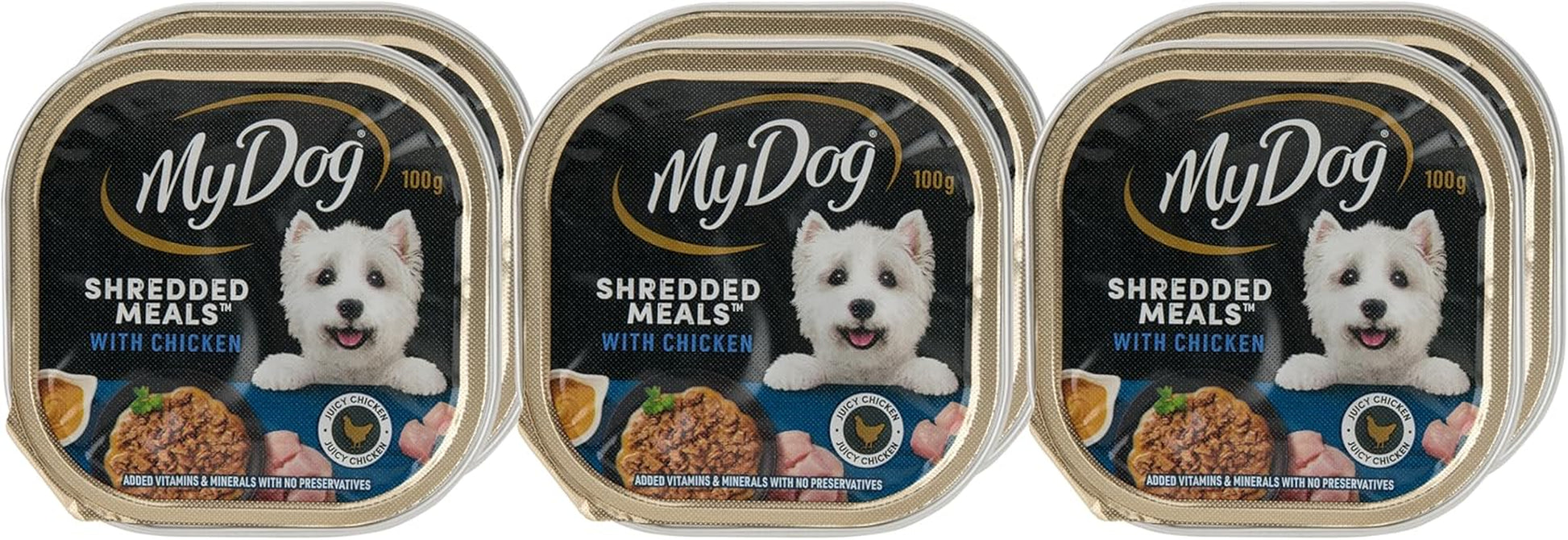 Shredded Chicken Meals for Dog 100 G (Pack of 6)