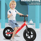 Bopeep Kids Balance Bike Ride on Toys Training Push Bicycle Children Outdoor Safe Lightweight Boys & Girls Adjustable Handlebar Seat EVA Tires(Red)