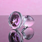 Adam & Eve PINK GEM GLASS PLUG SMALL