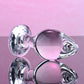 Adam & Eve PINK GEM GLASS PLUG LARGE