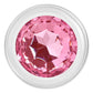 Adam & Eve PINK GEM GLASS PLUG LARGE