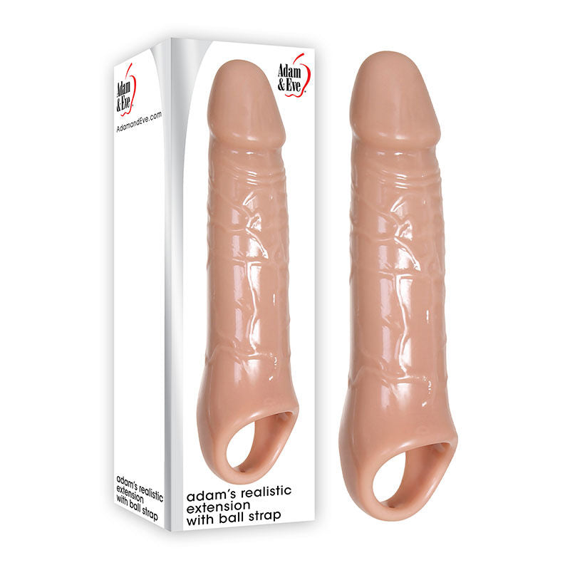 Adam & Eve Realistic Extension with Ball Strap