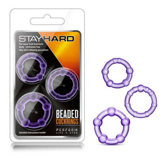 Stay Hard Beaded Cockrings