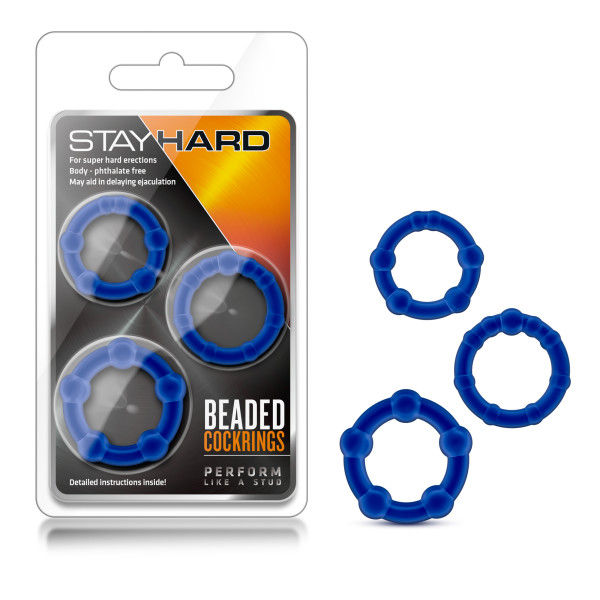 Stay Hard Beaded Cockrings