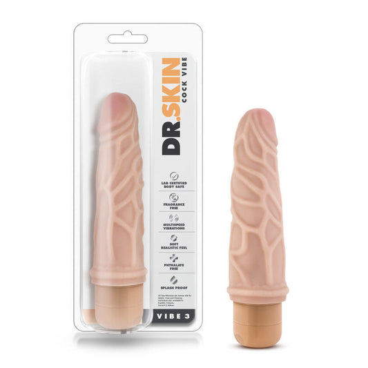 Dr. Skin Cock Vibe 3 - 7.25'' Cock