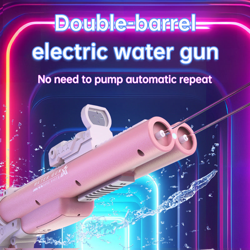 Double Tube Electric Water Gun – Ultimate Outdoor Splash Toy