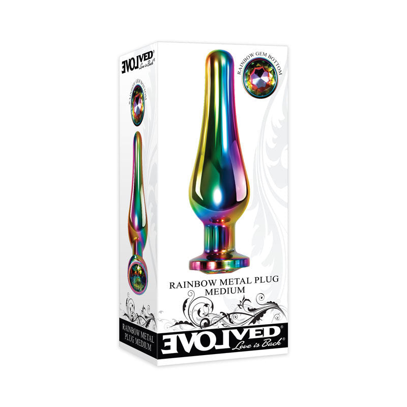 Evolved Rainbow Metal Plug - Medium