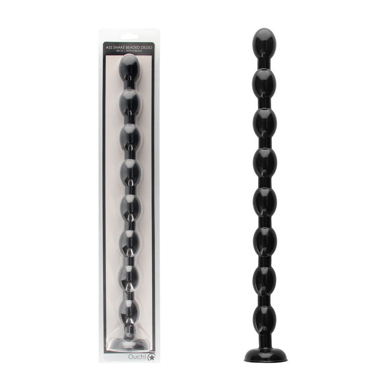 OUCH! Ass Snake Beaded Dildo - 48 cm