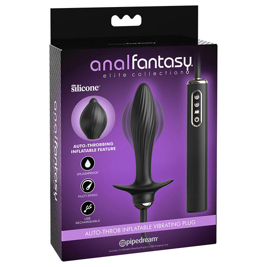 Anal Fantasy Elite Auto Throb Inflatable Vibrating Plug