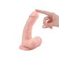 Dildo Dong Realistic Penis Suction Cup Veined Shaft With Balls Sex Toy Adult L