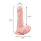 Dildo Dong Realistic Penis Suction Cup Veined Shaft With Balls Sex Toy Adult M