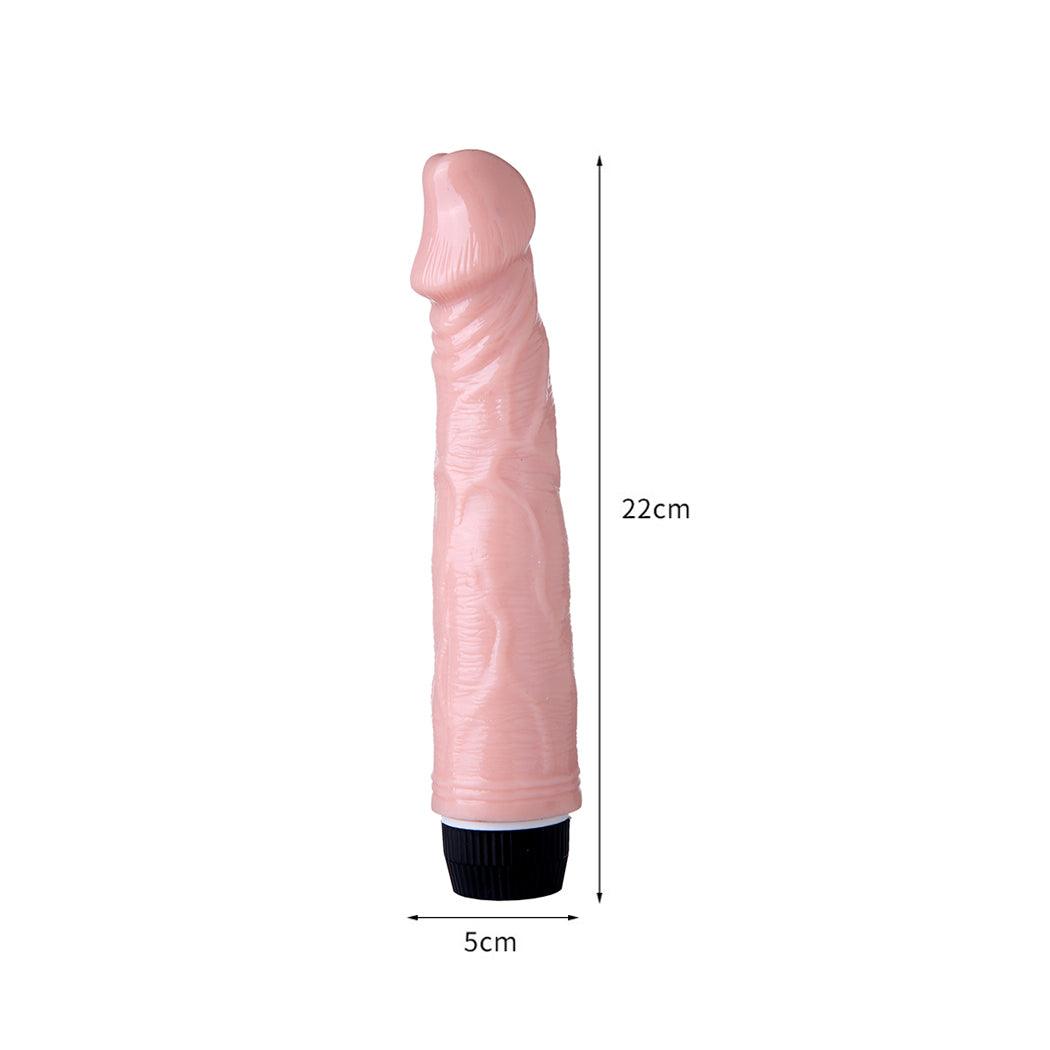 22cm Big Vibrating Dildo Dong Multi Speed Realistic Penis Cock Vibrator Sex Toy