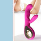 Loop Rabbit Vibrator USB Rechargeable G-Spot Dildo Massager Women Sex Toy Pink