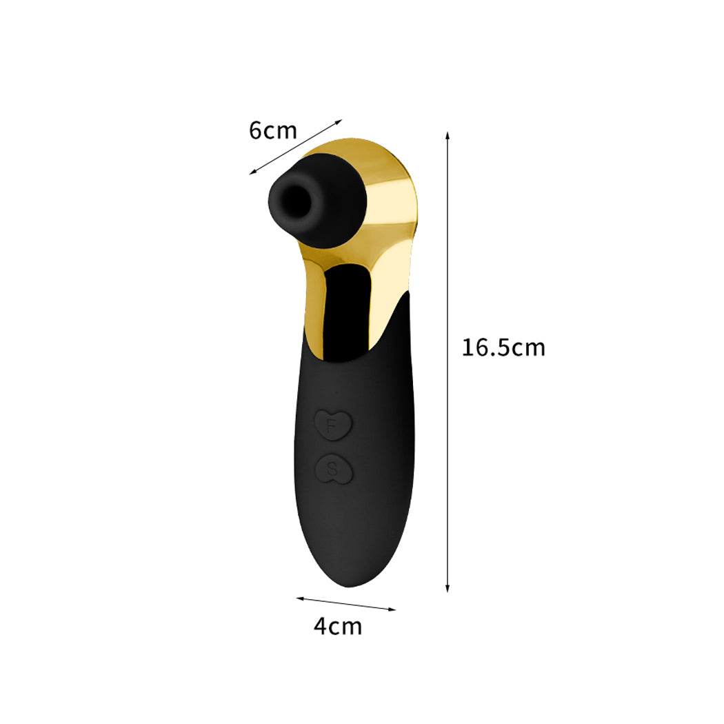 Vibrator Female Suction Sucking USB Rechargeable Women Adult Spot Sex Toy Black