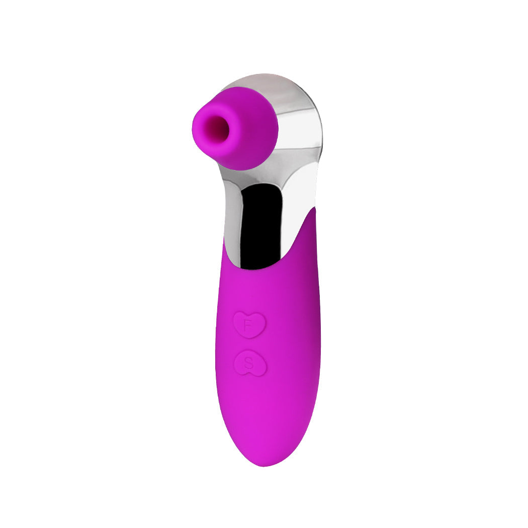 Vibrator Female Suction Sucking USB Rechargeable Women Adult Spot Sex Toy Purple