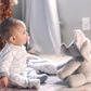 Peek A Boo Elephant Baby Toy - Grey