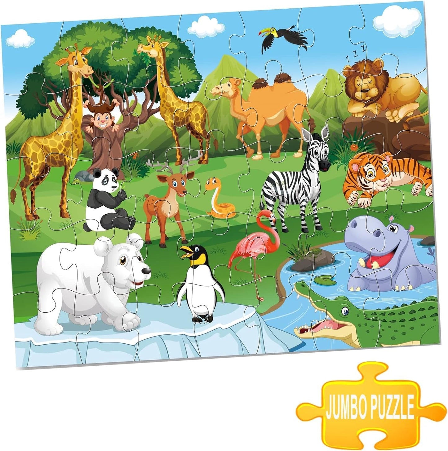 Floor Jigsaw Puzzle for Kids Ages 3-5