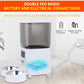 Automatic Feeder for Cats and Dogs 5.5L,2 Stainless Steel Bowls,App Control