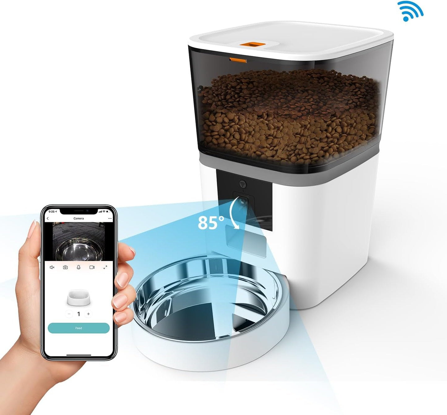 Automatic Pet Feeder Wifi Wireless Cat Dog Food Dispenser