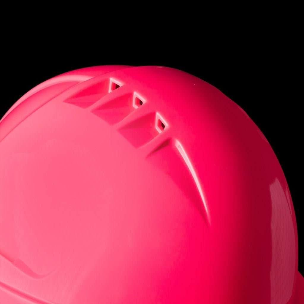 Unisex Hard Hat – Durable and Reliable Black Safety Helmet | Made from High-Quality Material | Ideal for Protection during Construction & Worksite Activities | One Size Fits All | Pink