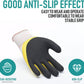 Work Gloves with Latex Coated-Safety Gardening Gloves for Men- Breathable Rubber Coated Garden Gloves-Outdoor Protective Working Gloves Large Size-Porter Mechanic Gloves Construction Gloves for Men