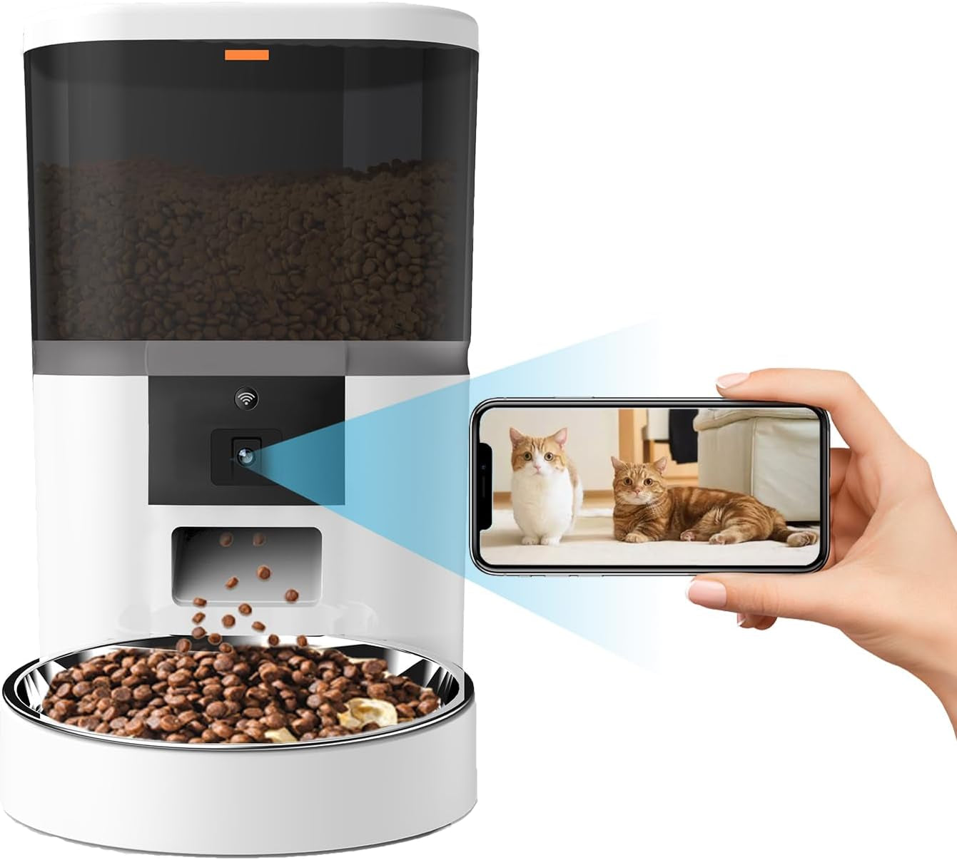 Automatic Pet Feeder Wifi Wireless Cat Dog Food Dispenser