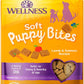 Wellness Soft Puppy Bites Natural Grain-Free Treats for Training, Dog Treats with Real Meat and DHA, No Artificial Flavors (Lamb & Salmon, 3-Ounce Bag)