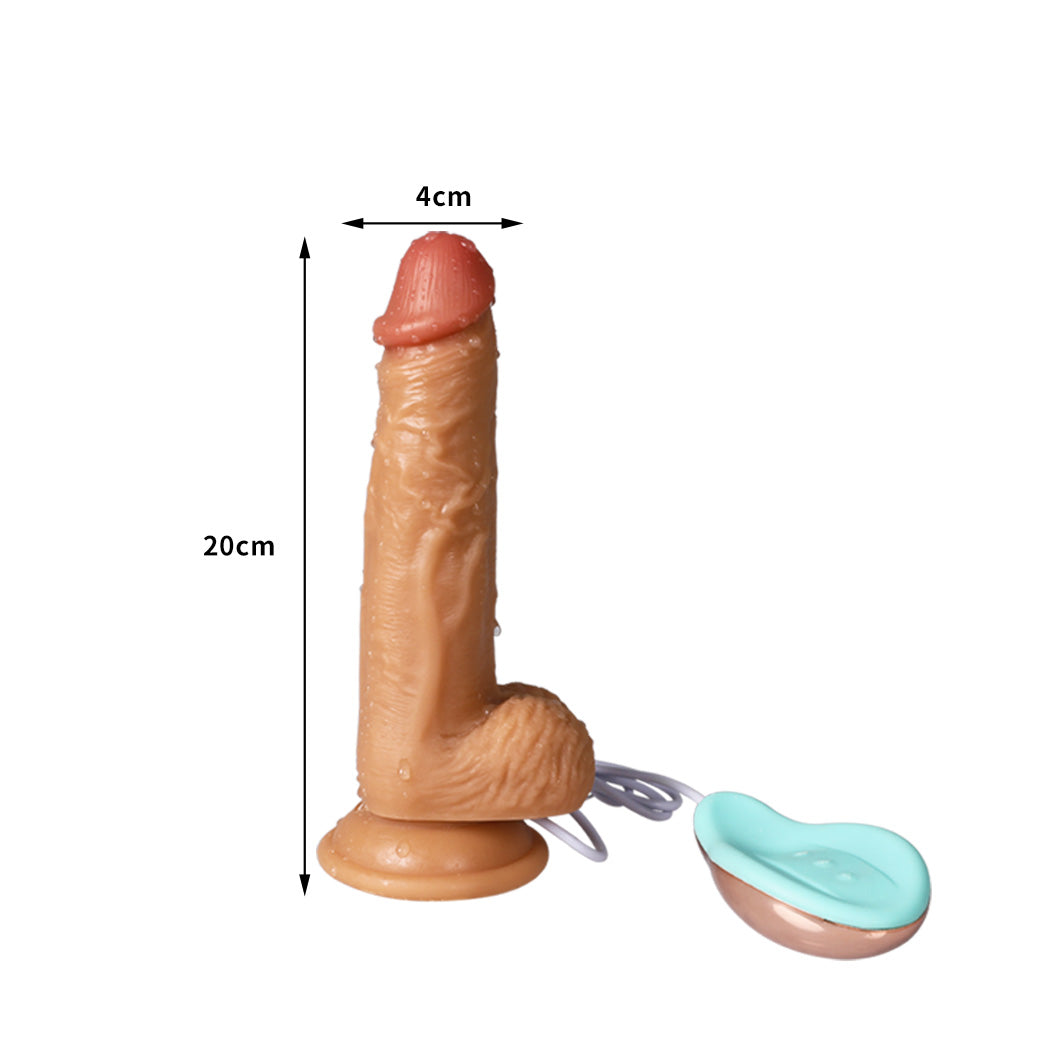 Urway Vibrator Dildo Heating Rotating Dong Penis Cock Suction Cup Adult Sex Toy