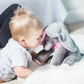 Peek A Boo Elephant Baby Toy - Grey & Pink