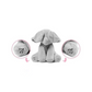 Peek A Boo Elephant Baby Toy - Grey