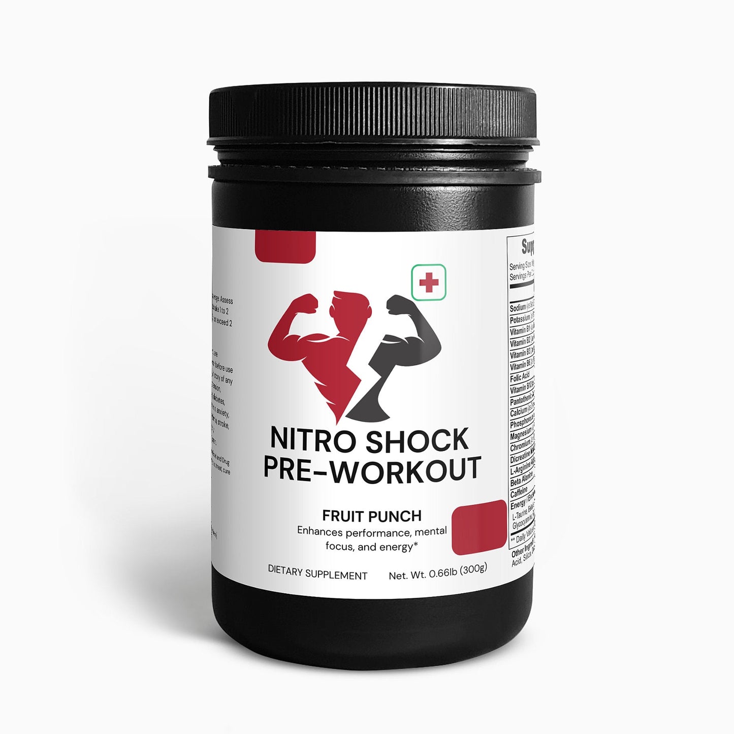 Nitric Shock Pre-Workout Powder (Fruit Punch)