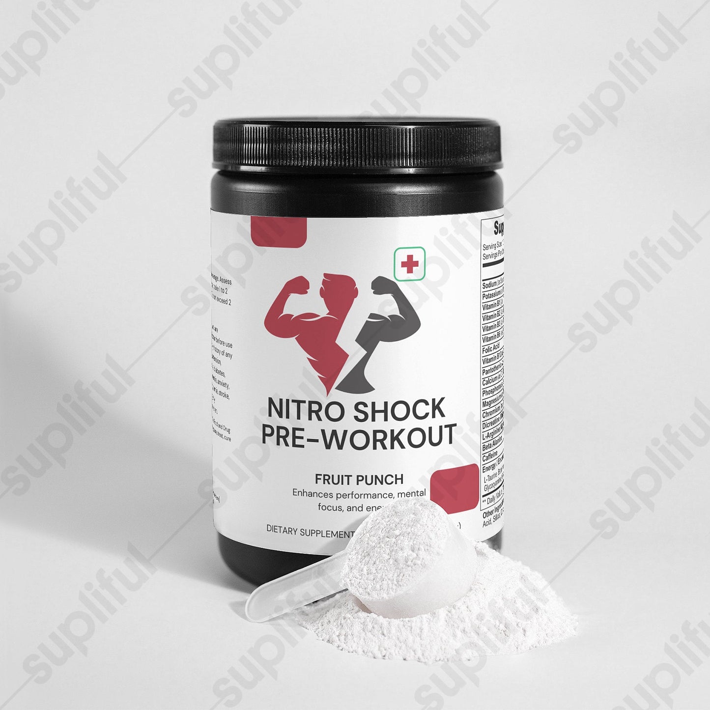 Nitric Shock Pre-Workout Powder (Fruit Punch)