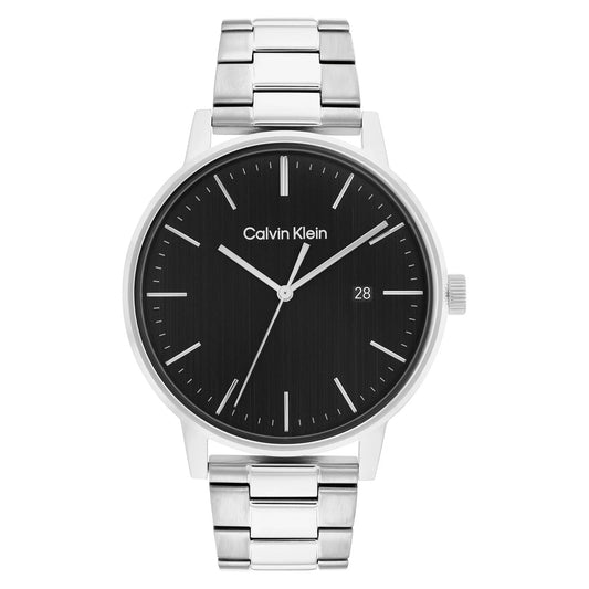 Calvin Klein Stainless Steel Black Dial Men's Watch - 25200053