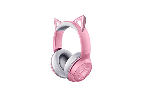 Razer RZ04-03520100-R3M1 Kraken BT Kitty Edition Headset, Quartz/Pink