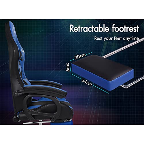 Alfordson Bluie Gaming Chair W/ LED Lighting