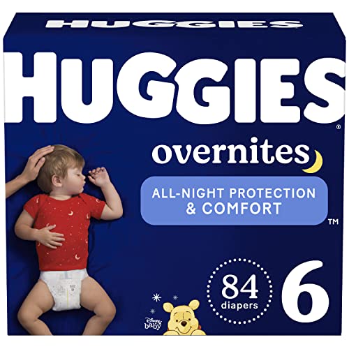 Nighttime Baby Diapers Size 6, 84 Ct, Huggies Overnites