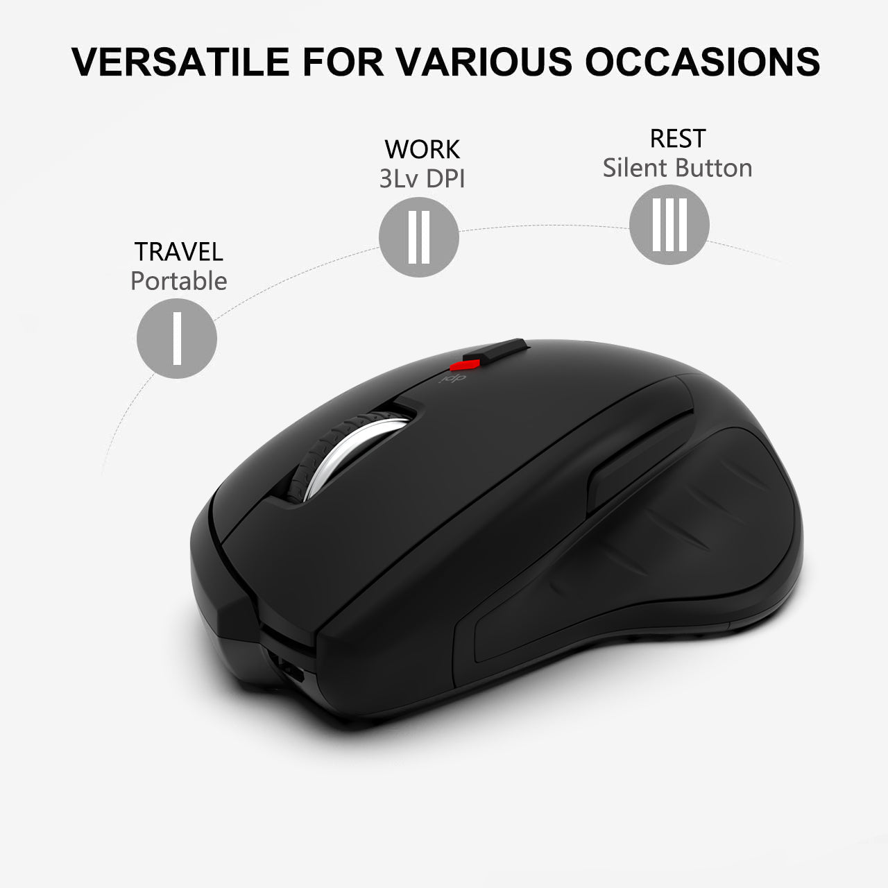 AIKUN MX33R Rechargeable Wireless Mouse