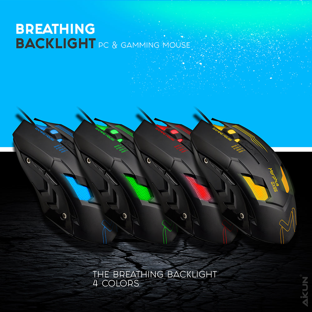 AIKUN GX52 Wired Gaming Mouse