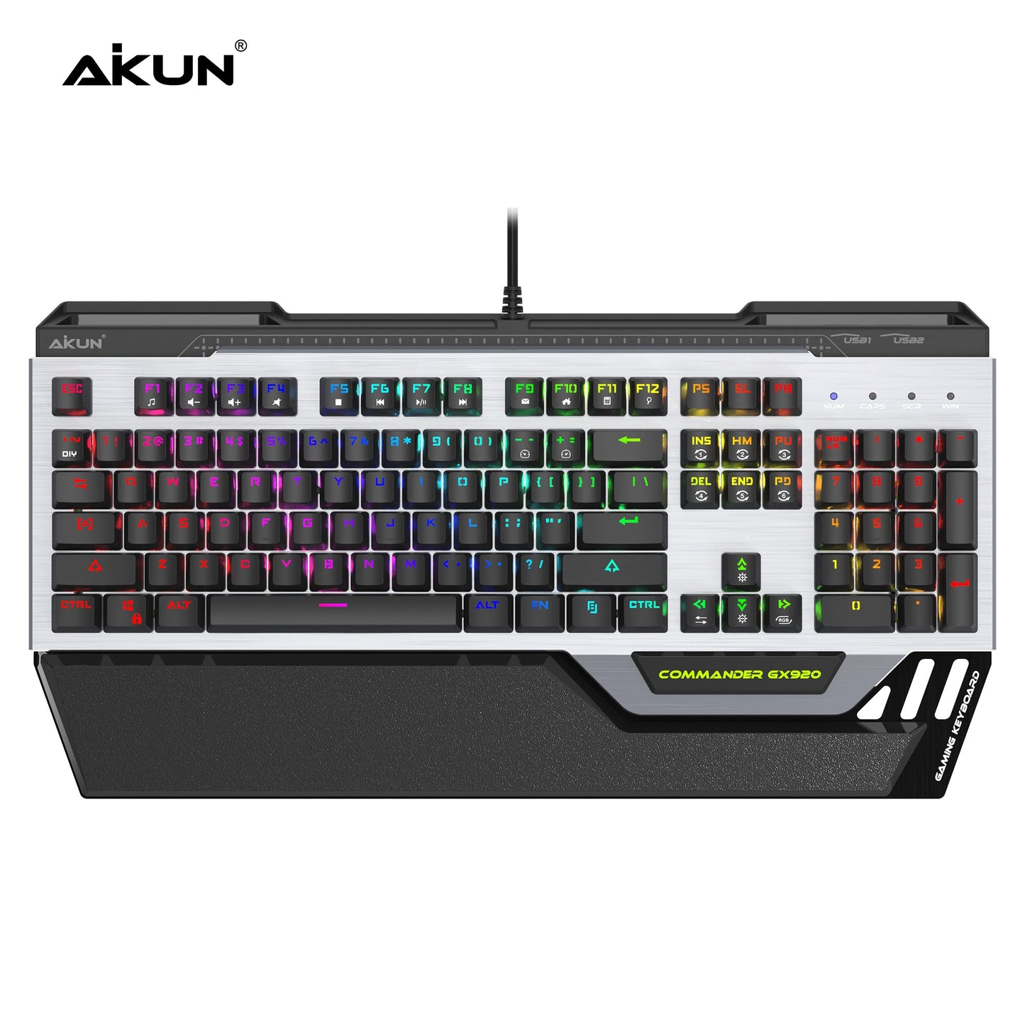 AIKUN GX920 Gaming Keyboard White