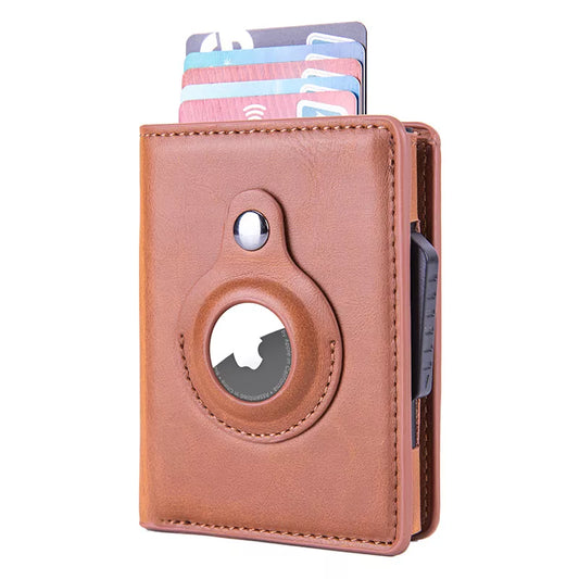 irtag RFID Card Holder Wallet with Leather Money Bag