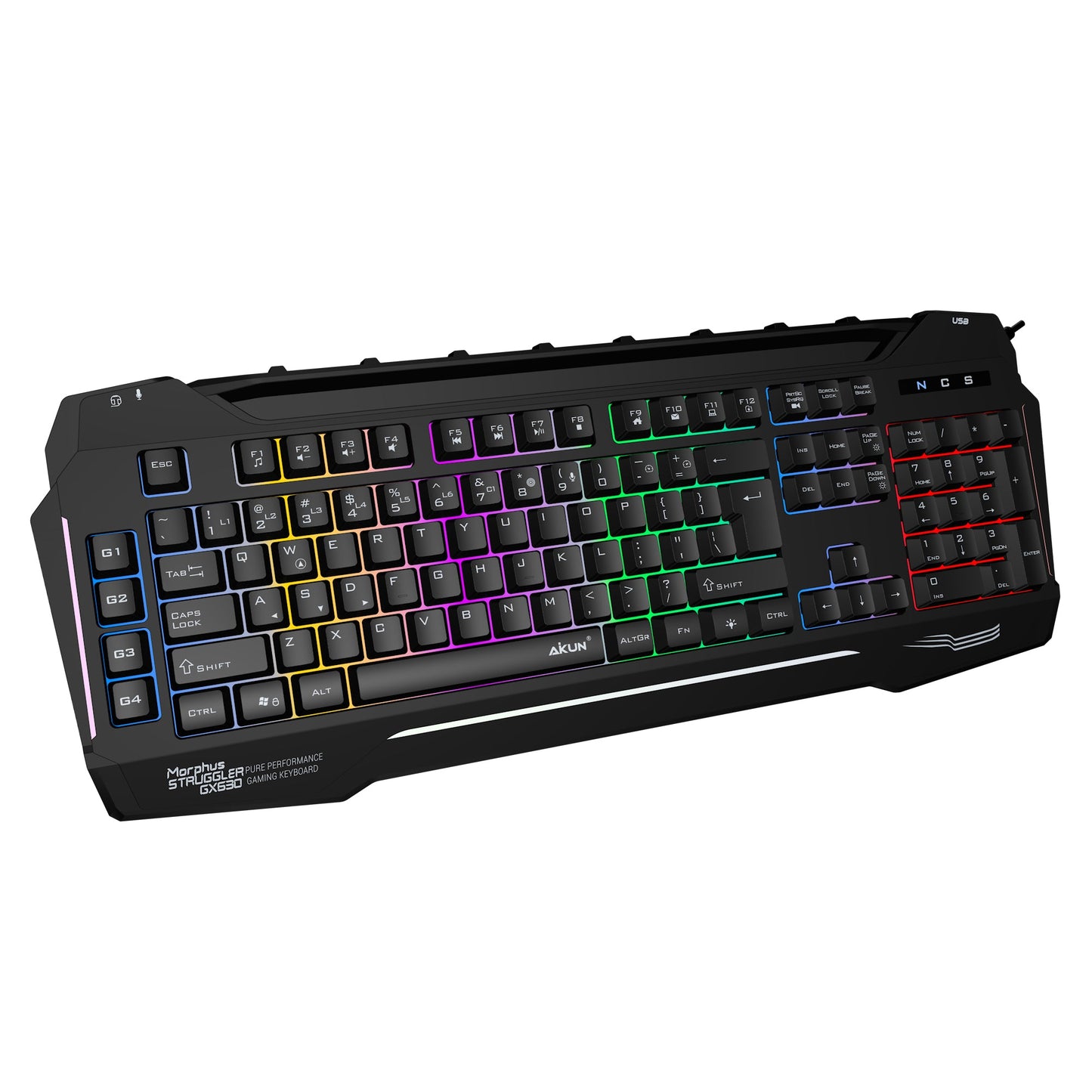 AIKUN GX630 Wired Gaming Keyboard-Full Size