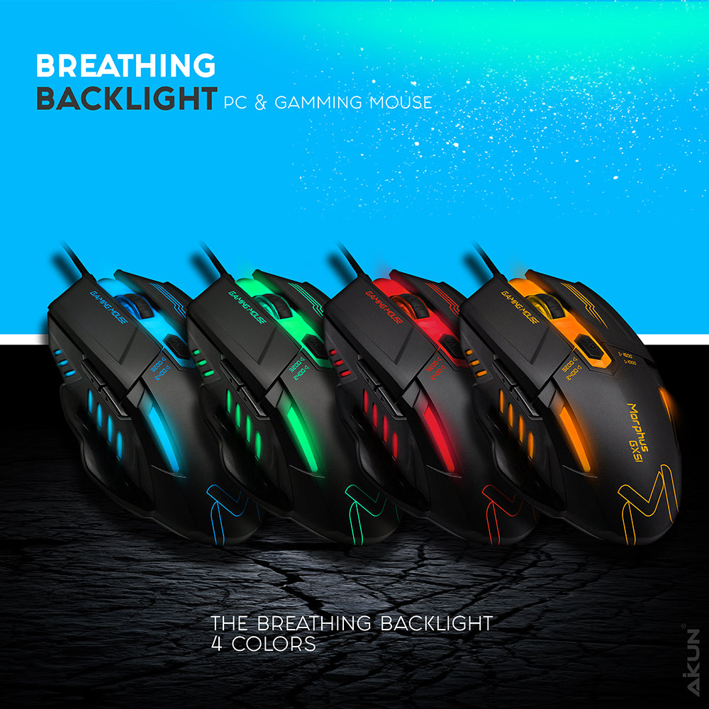 AIKUN GX51 Wired Gaming Mouse